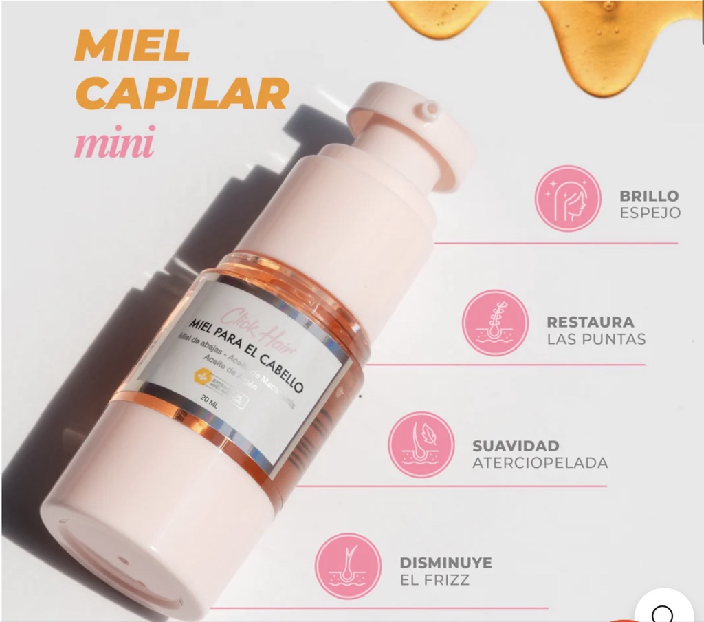 mini miel click hair