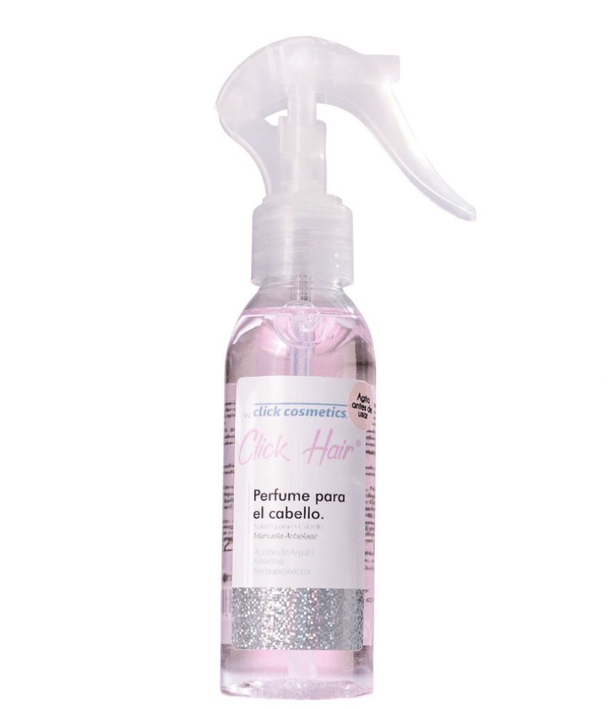 perfume capilar click rosado