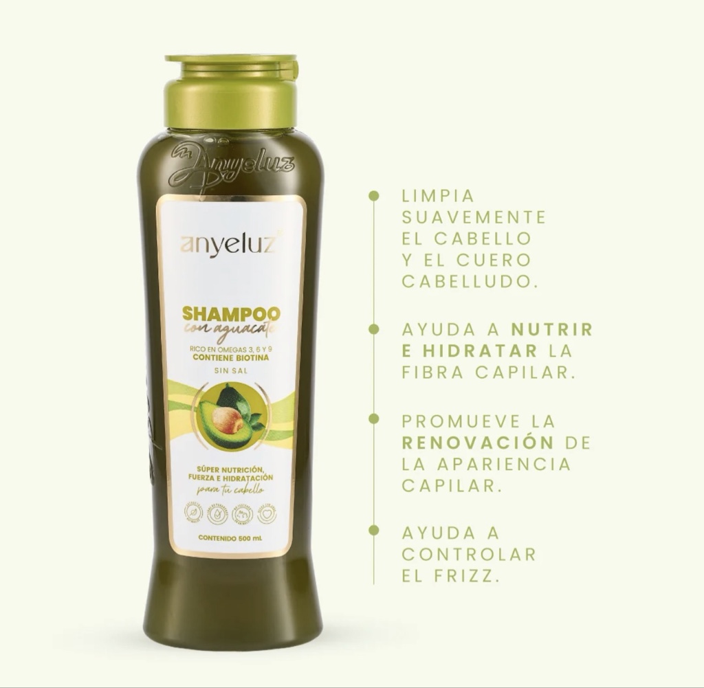 shampoo aguacate anyeluz