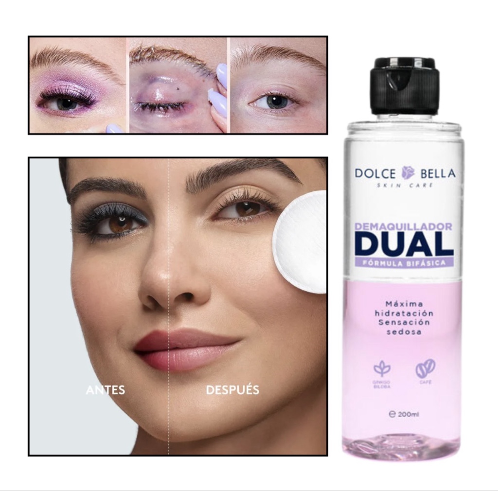 desmaquillante dual dolce bella
