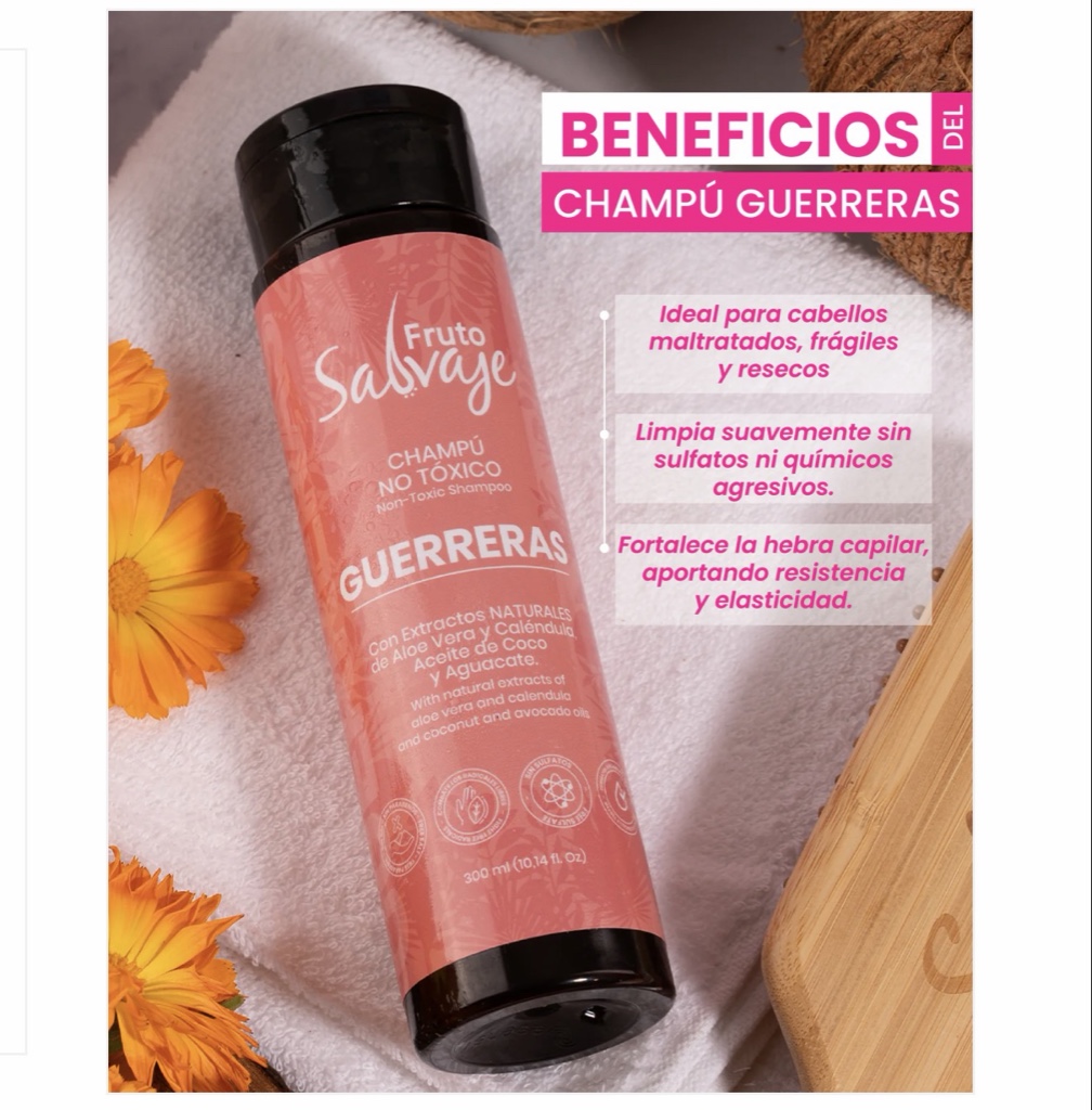 shampoo guerreras fruto salvaje