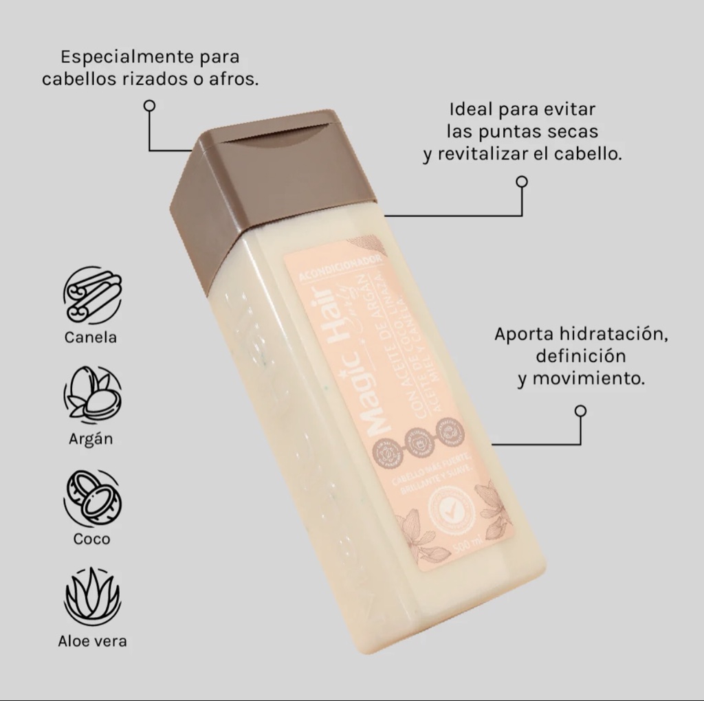 acondicionador canela magic hair