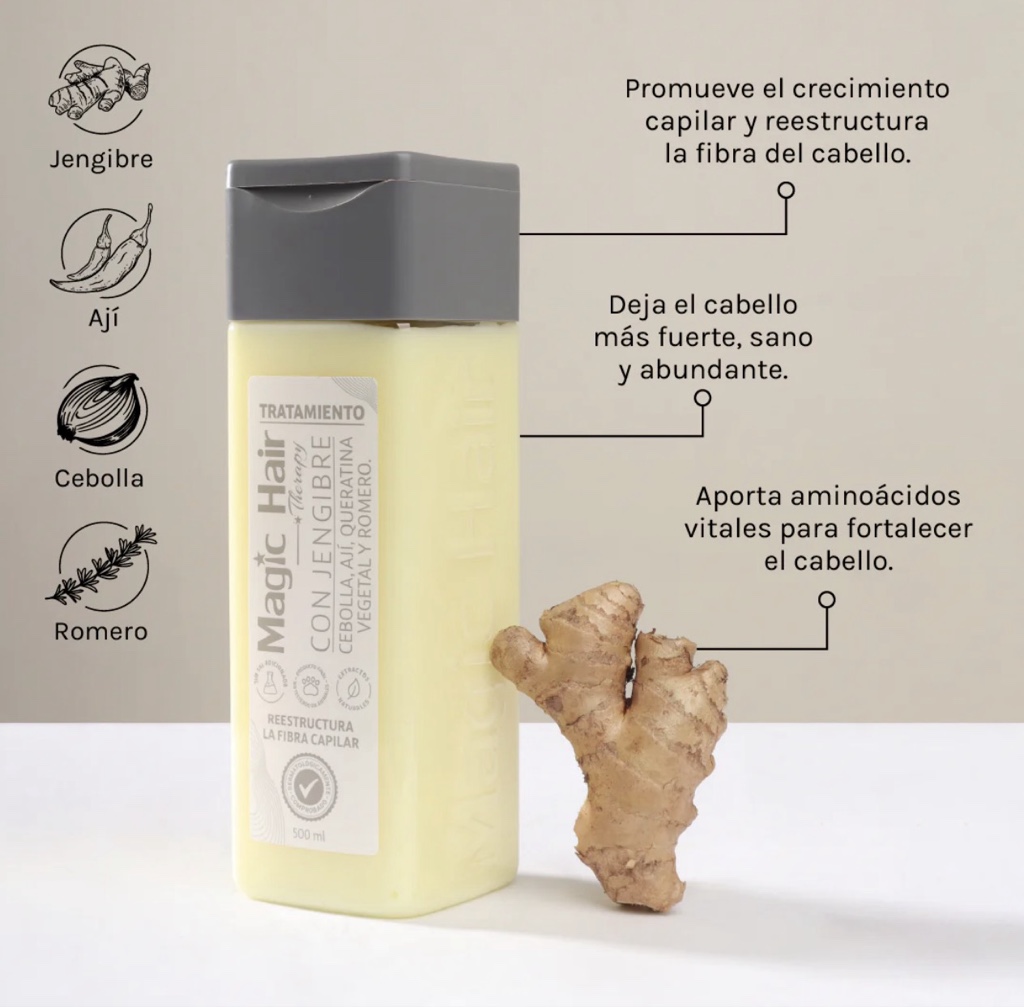 tratamiento jengibre magic hair