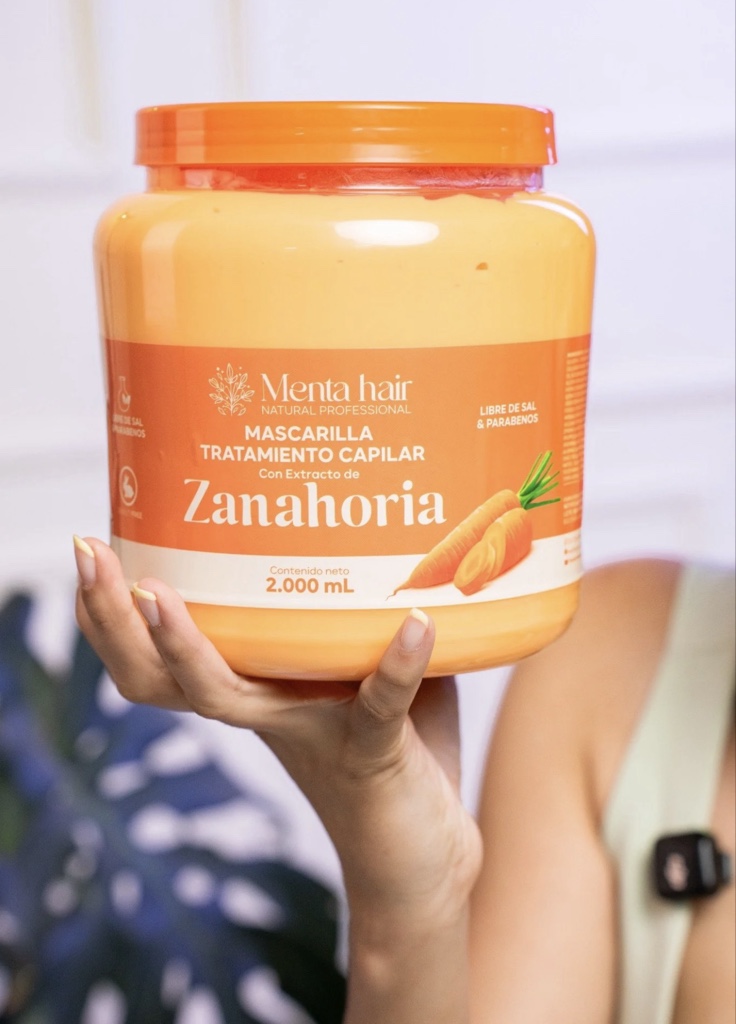 bombonera zanahoria menta hair