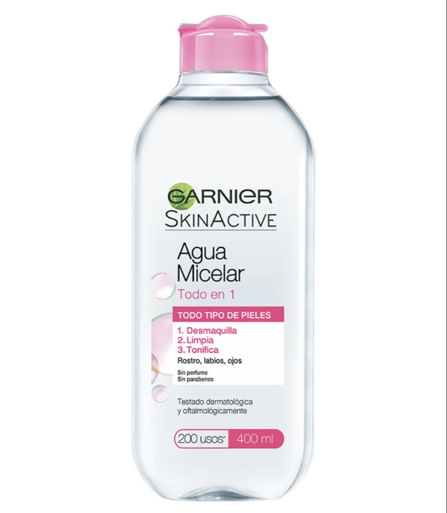 agua micelar garnier grande