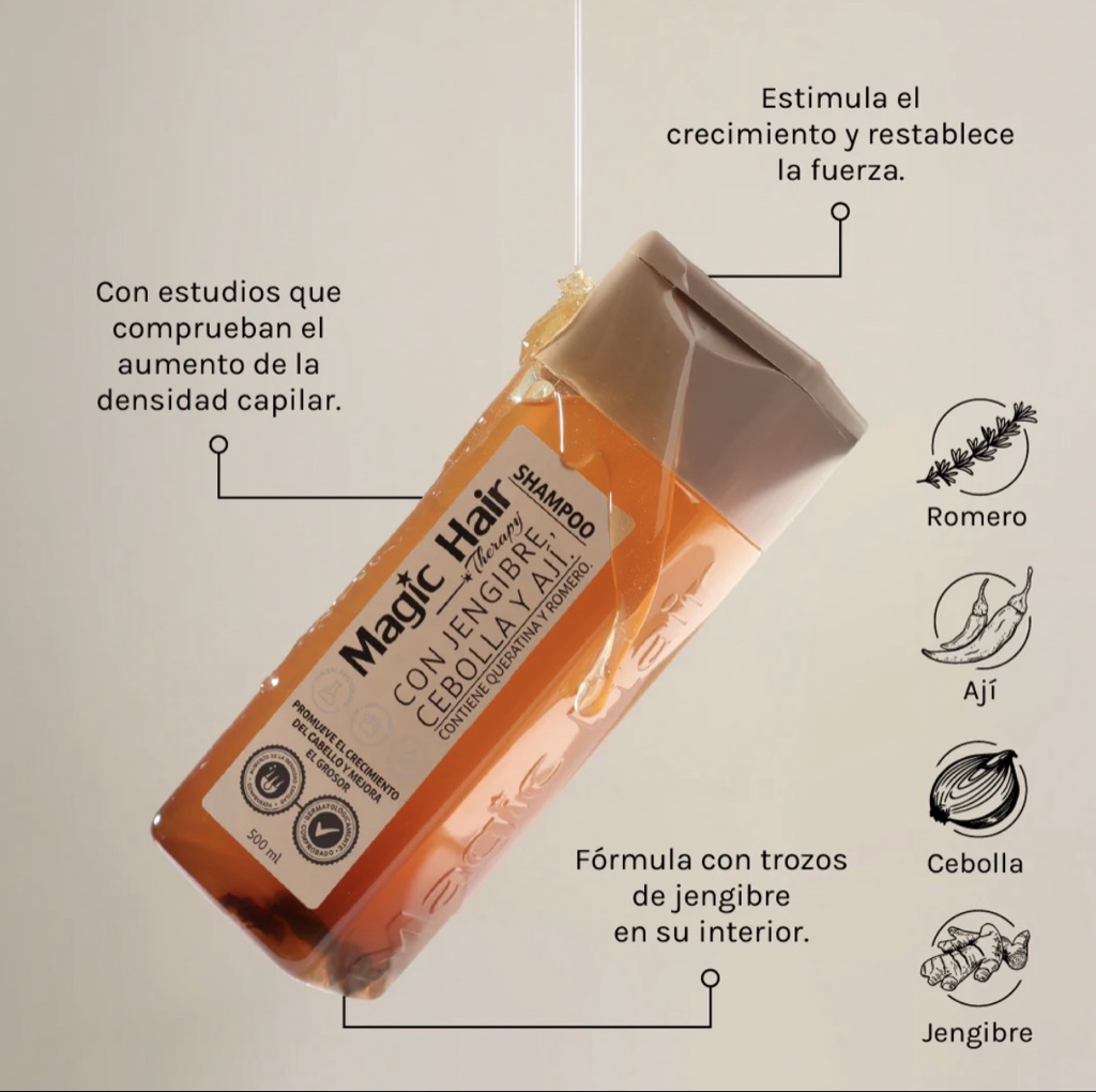 shampoo jengibre magic hair