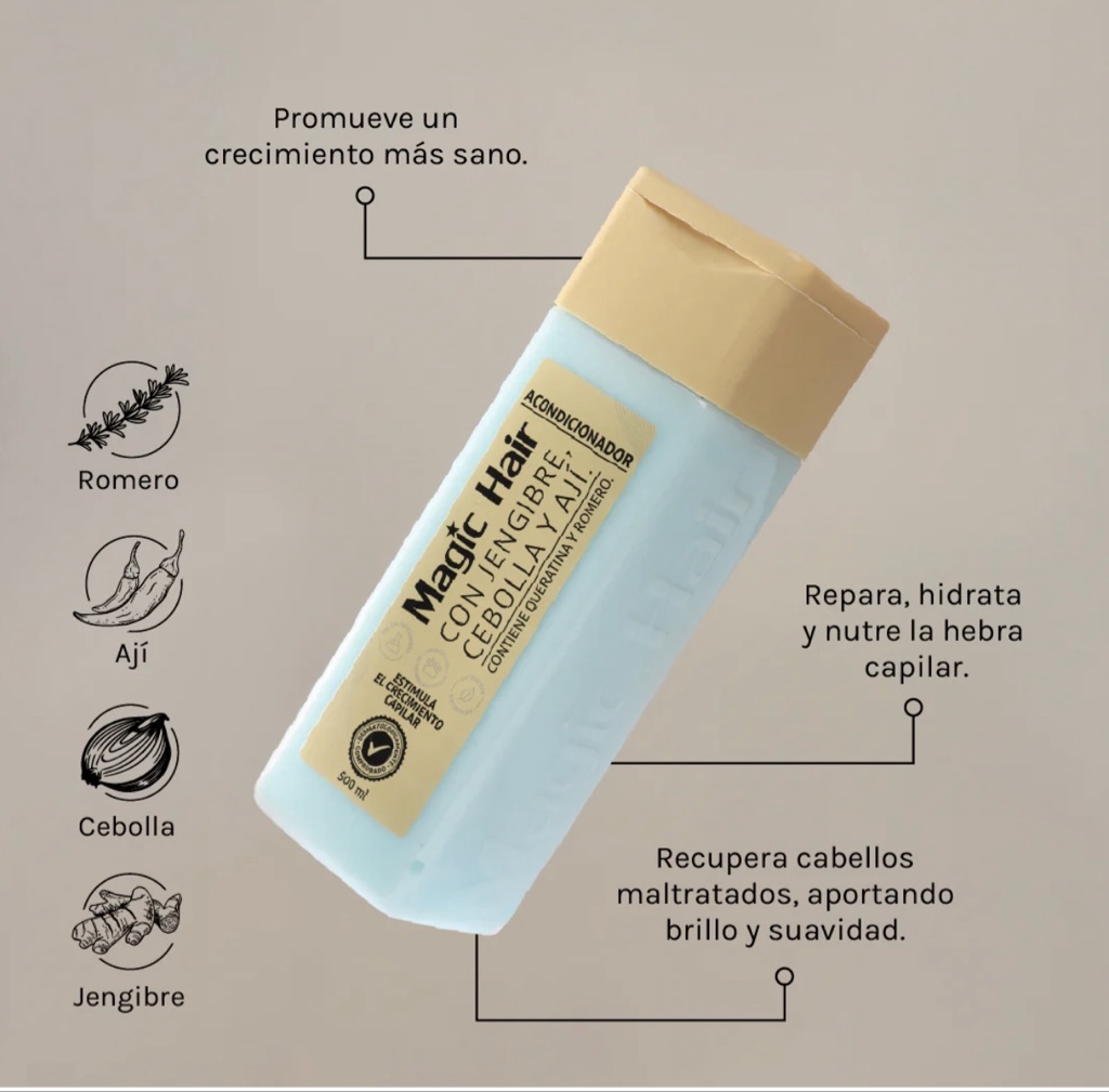 acondicionador jengibre magic hair