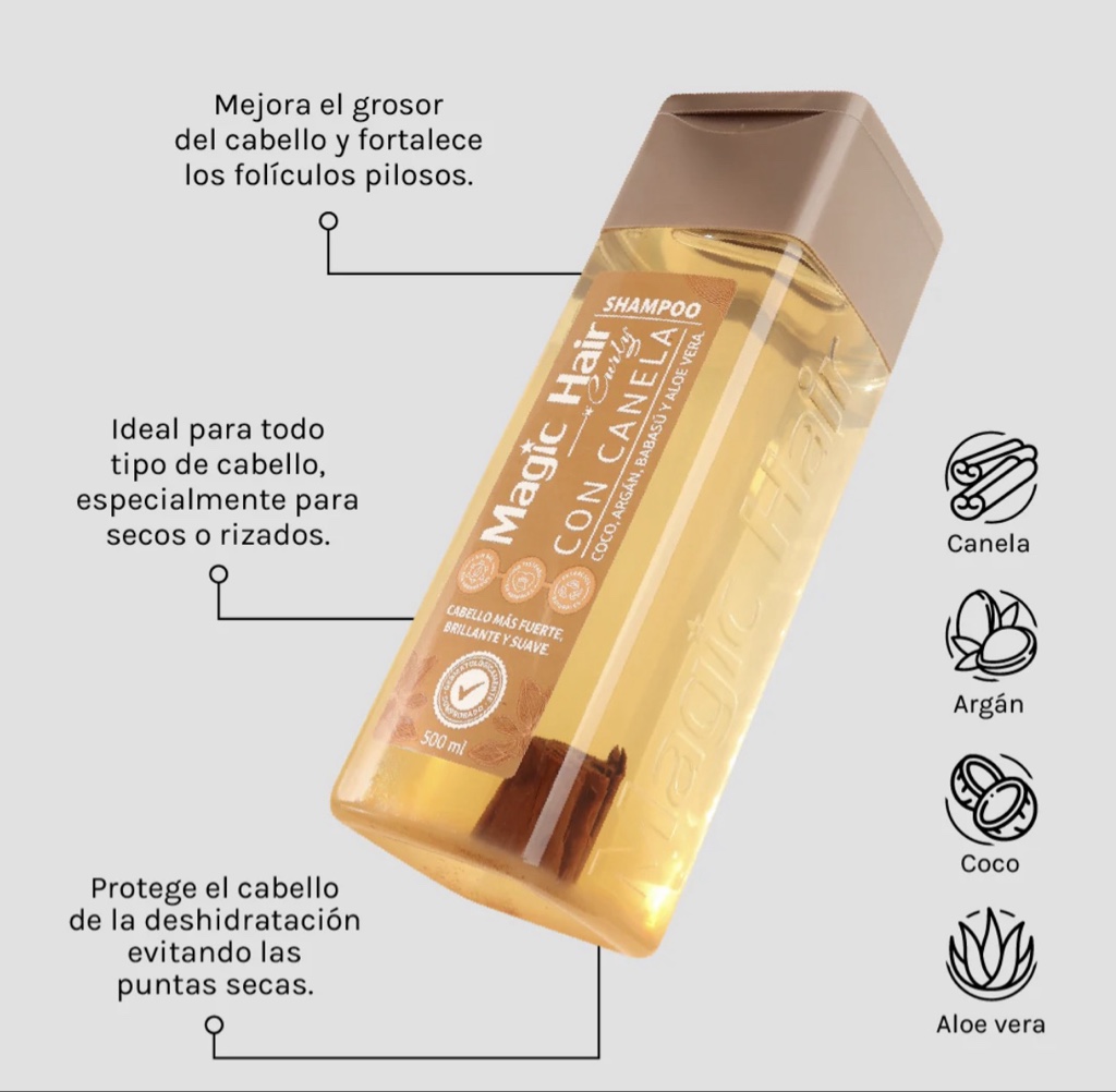shampoo canela magic hair