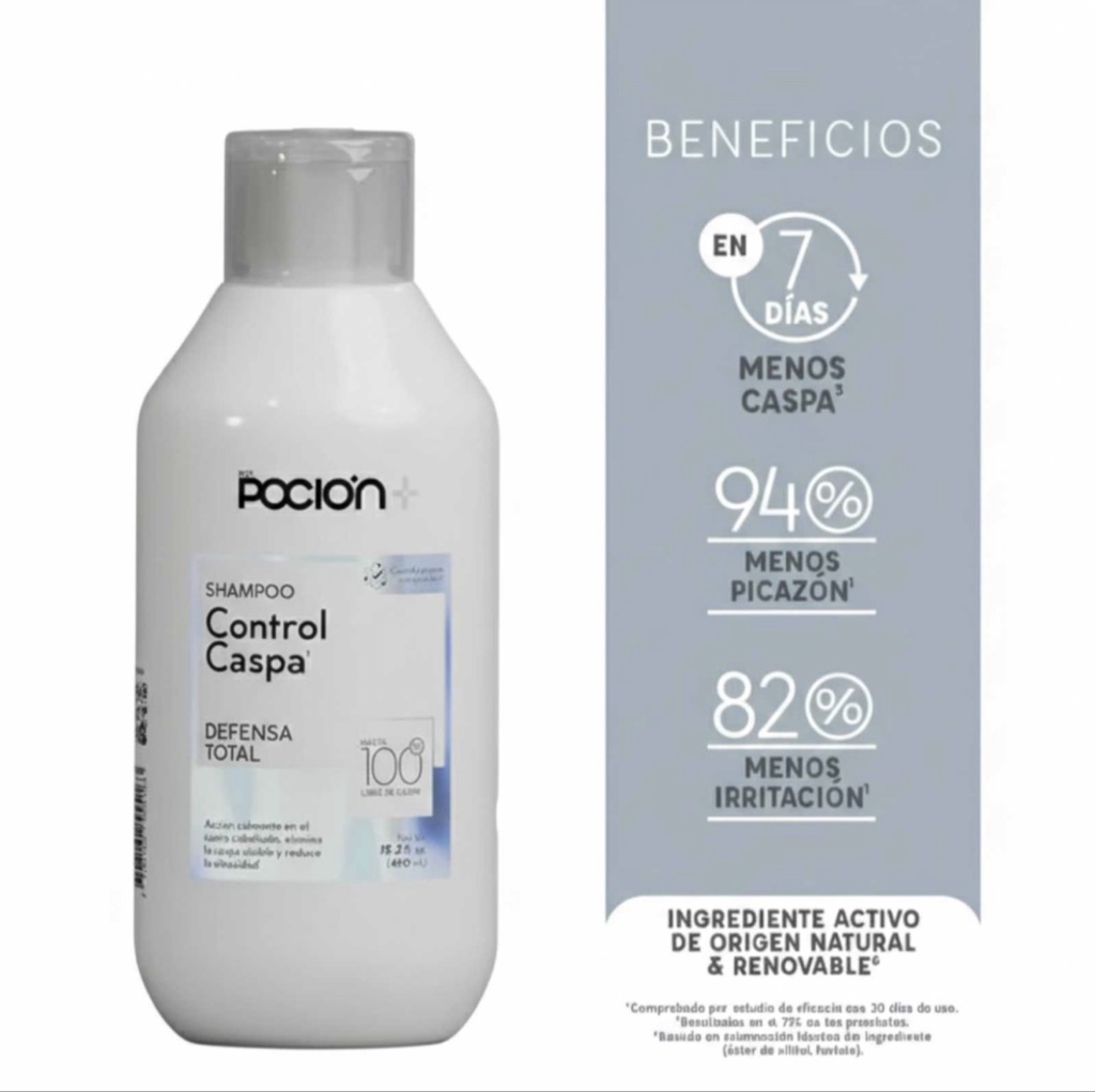 shampoo anticaspa pocion