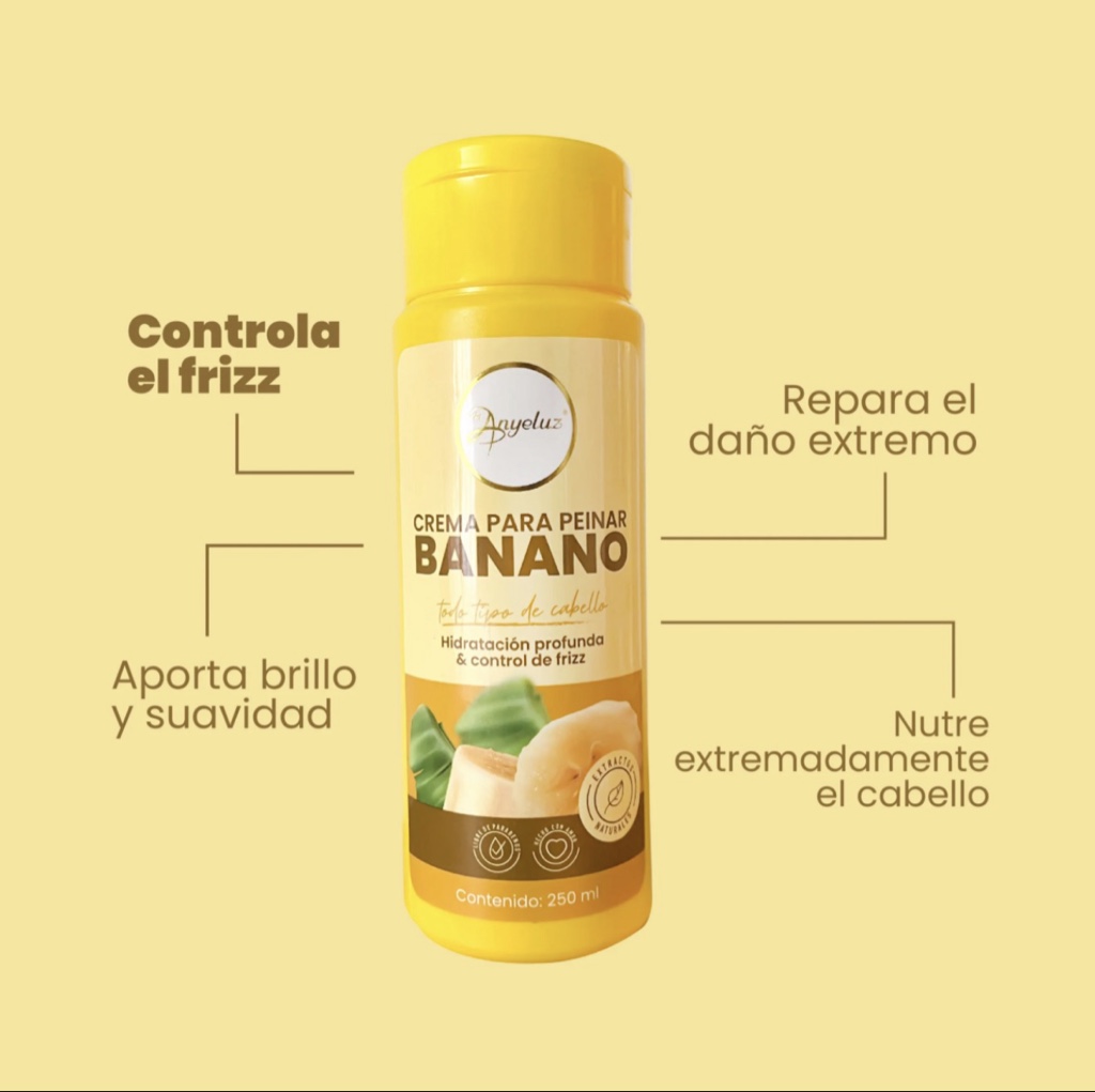 crema peinar banano anyeluz