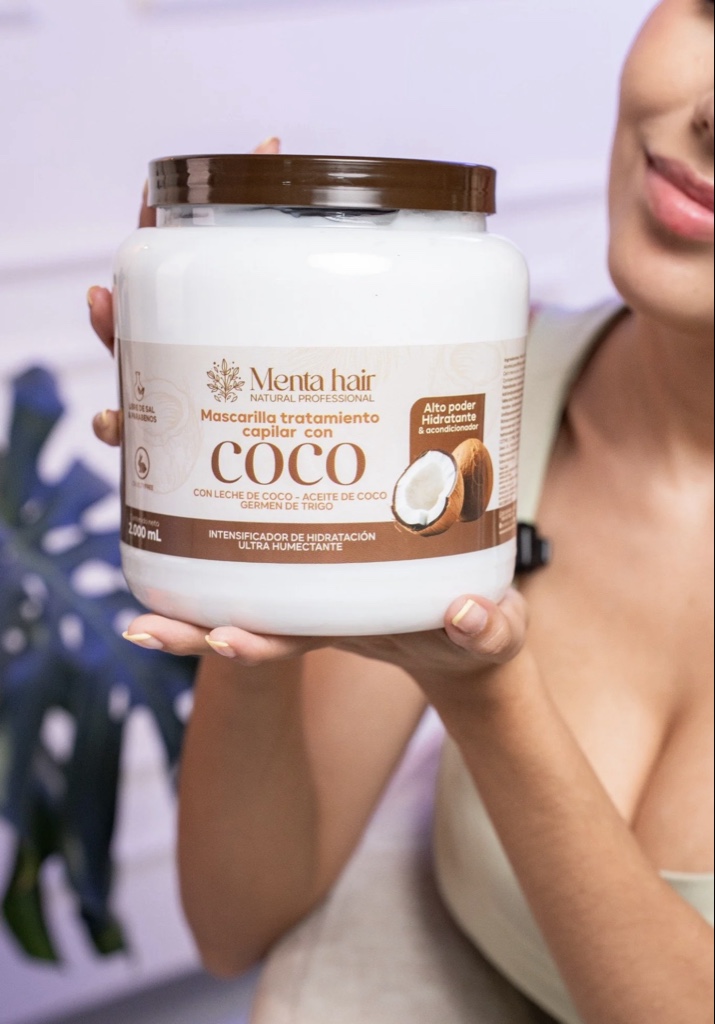 bombonera coco menta hair