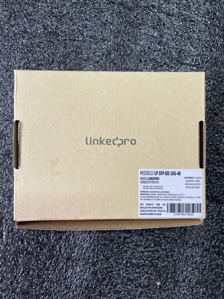 MÓDULO LP SFP BD 10G 40 KM