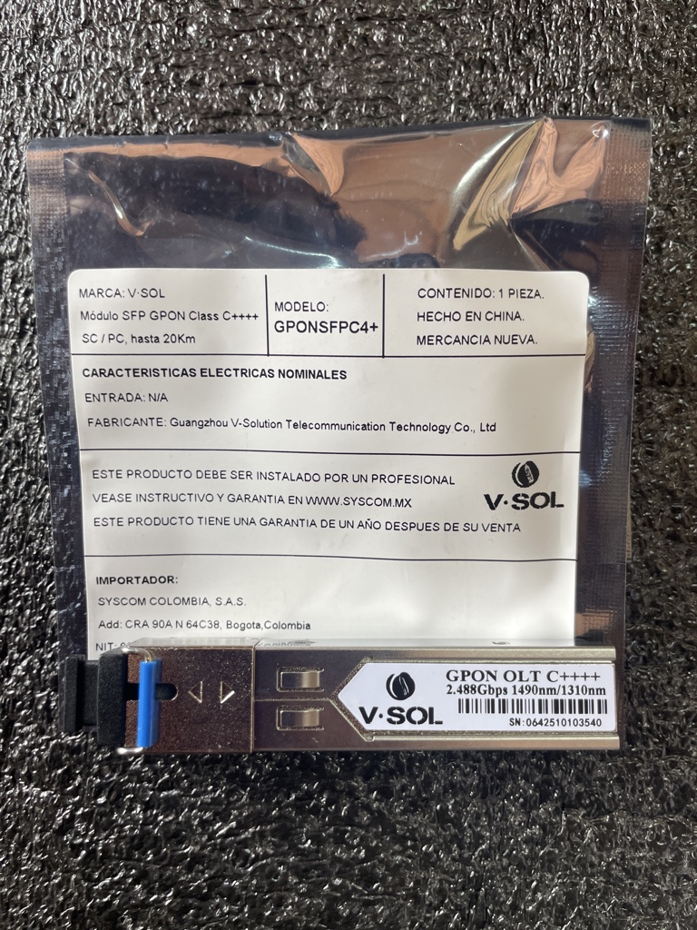 MÓDULO GPON C++++