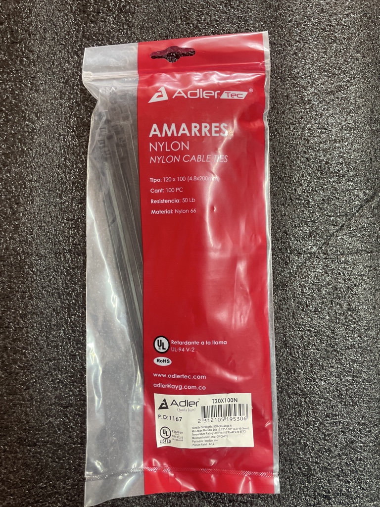 AMARRES PLASTICOS X20 CM MARCA DEXSON
