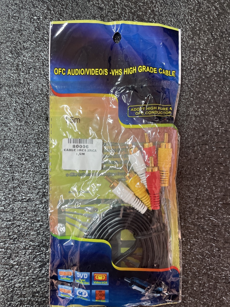 CABLE RCA 1,5 METROS