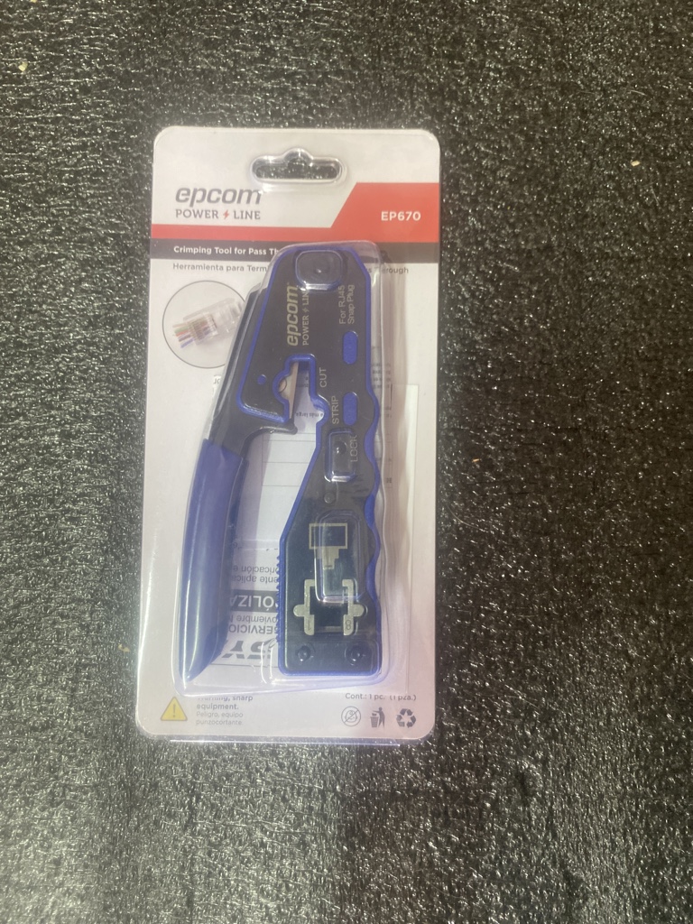 PONCHADORA RJ45 AZUL