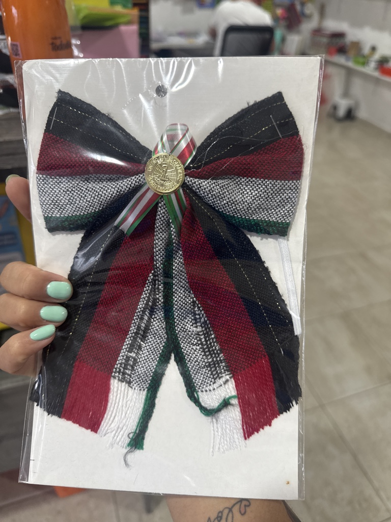 Moño tricolor decorativo