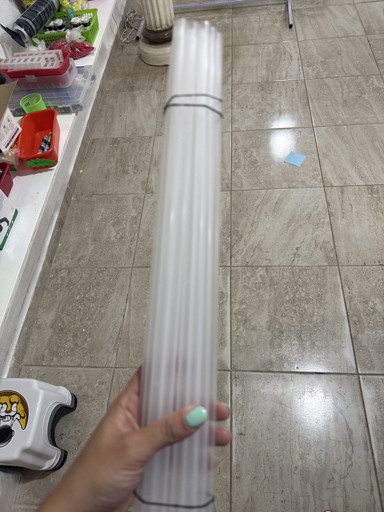 Popotes blancos
