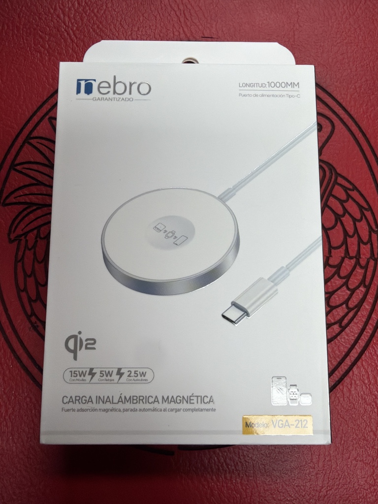 CARGADOR INALAMBRICO NEBRO MAGSAFE VGA-212