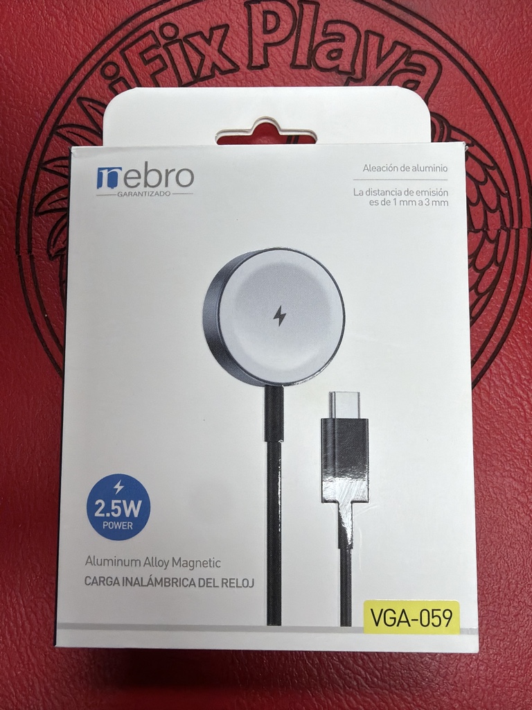CARGADOR NEBRO APPLE WACHT VGA-059