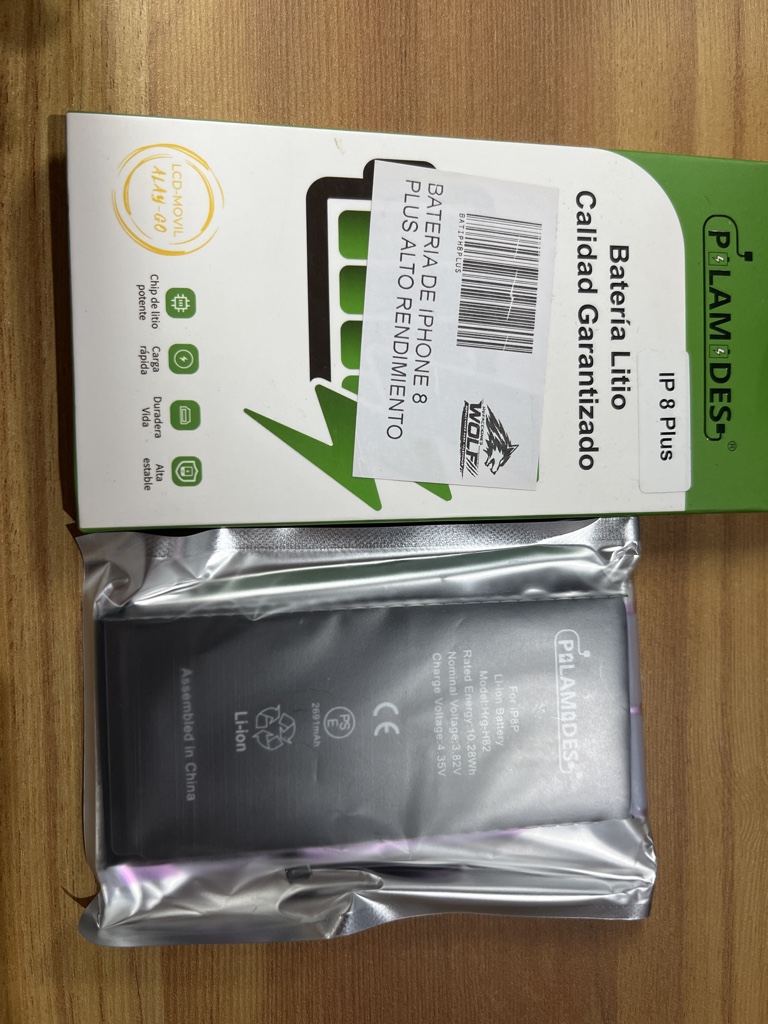 BATERIA DE IPHONE 8 PLUS ALTO RENDIMIENTO