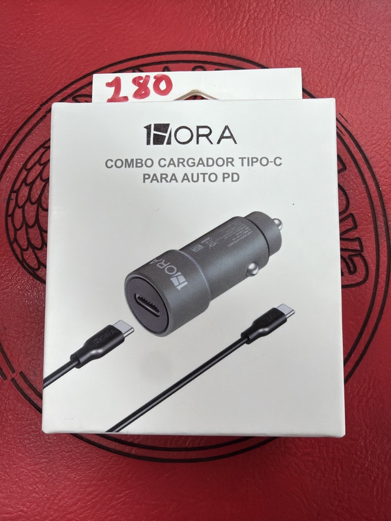 COMBO CARGADOR DE AUTO 1HORA C A C GAR156