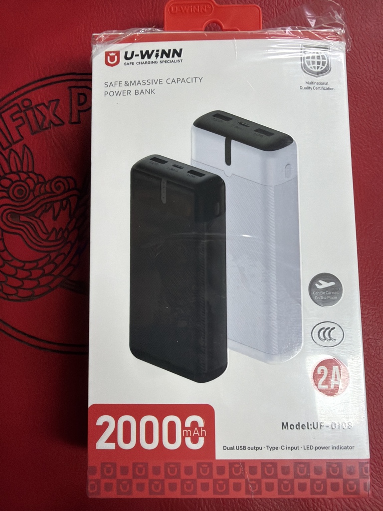 BATERIA PORTÁTIL 20000MAH U-WINN