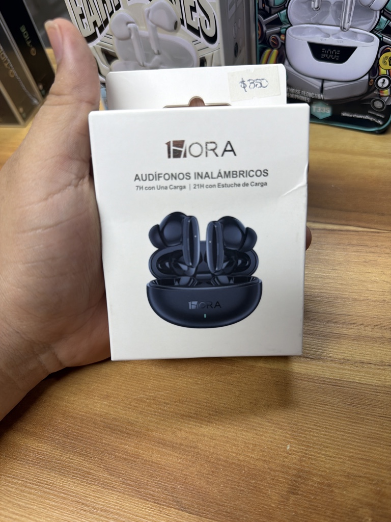 Audifonos Inalambrico 1hora Color Negro Aut205
