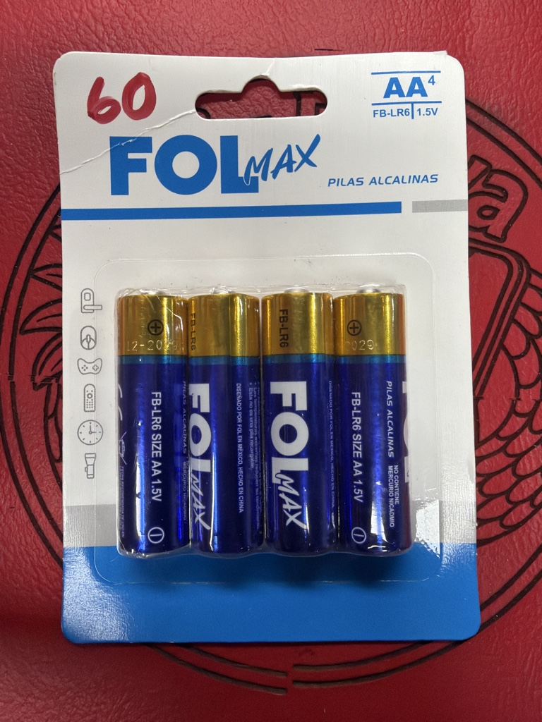 PILA ALCALINA FOLMAX AA 2Juegos