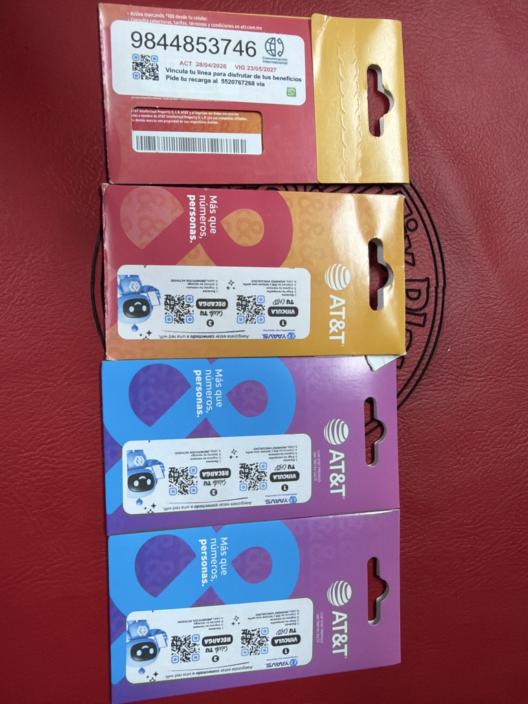 CHIP ATT YAVVS $100 DE SALDO 6GB EN TOTAL 2GB LIBRE Y 4GB DE PROMOCION X 14D