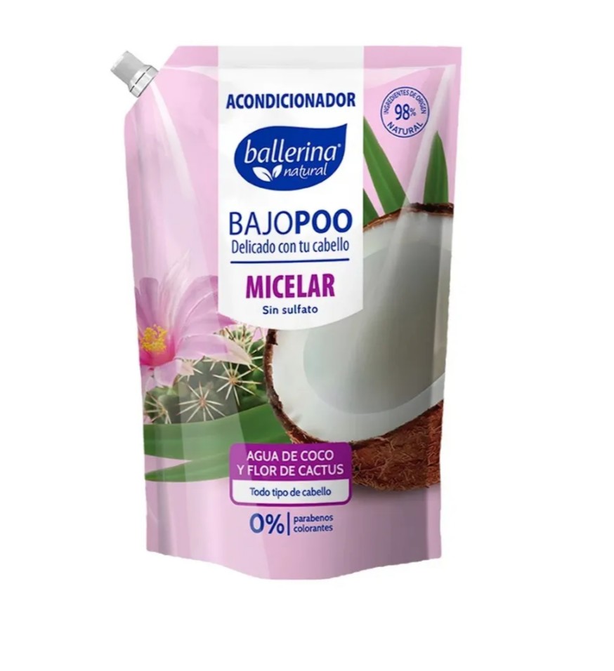 Acondicionador Ballerina Agua de Coco y Flor de Cactus