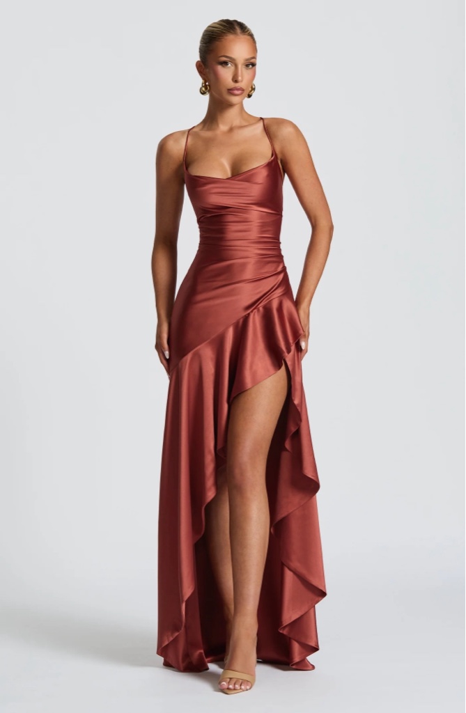 Maxi Dress Rust By Babyboo