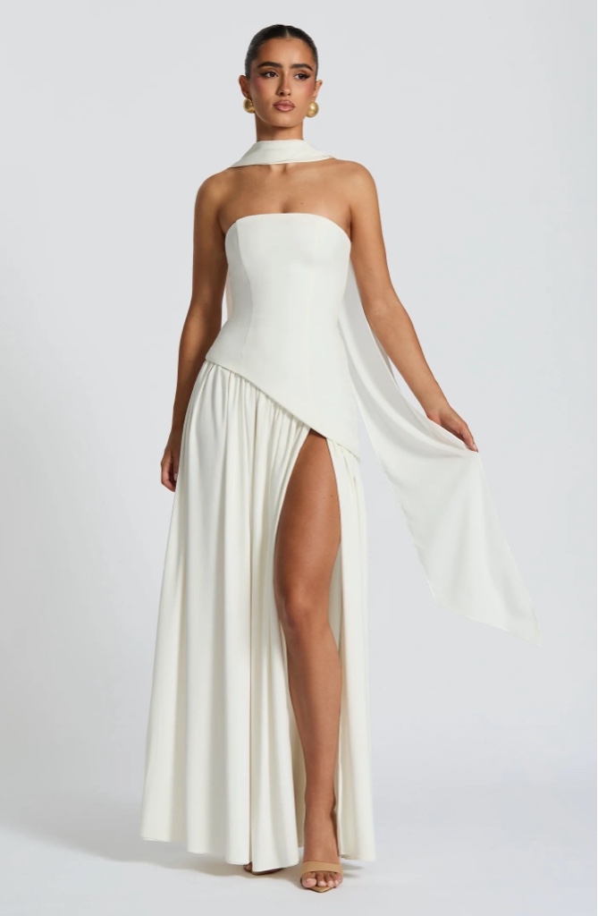 Maxi Dress Maliyah Ivory By Babyboo