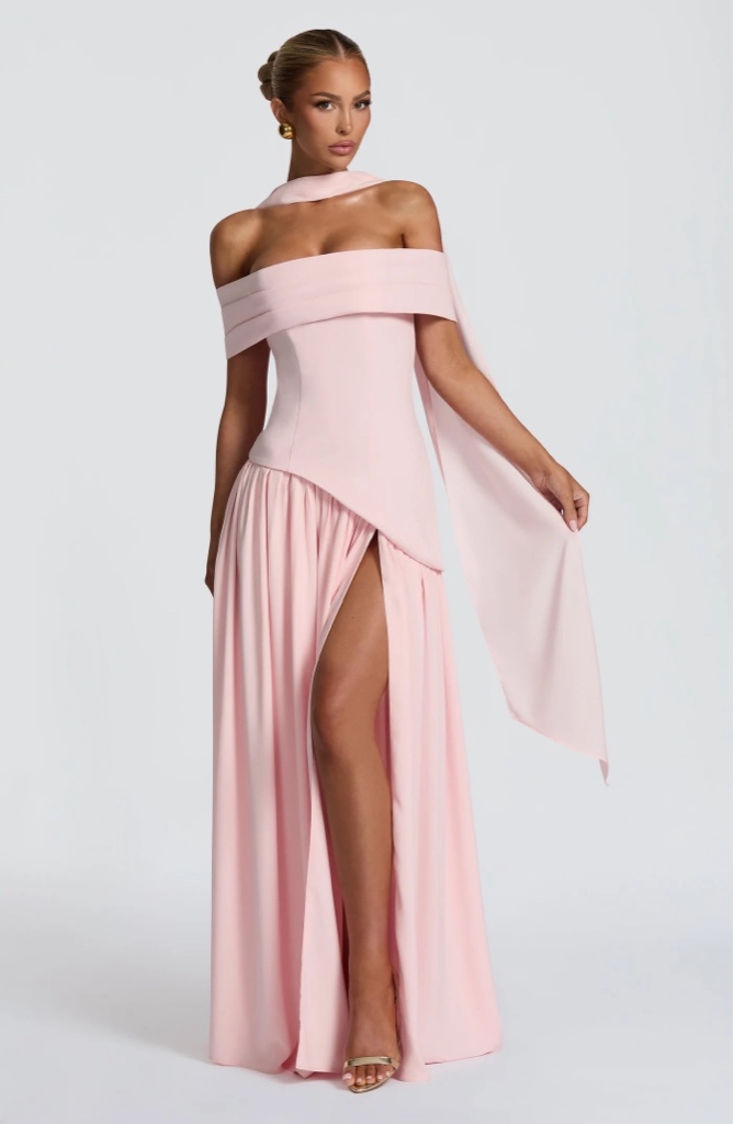 Maxi Dress Delilah Pink By Babyboo