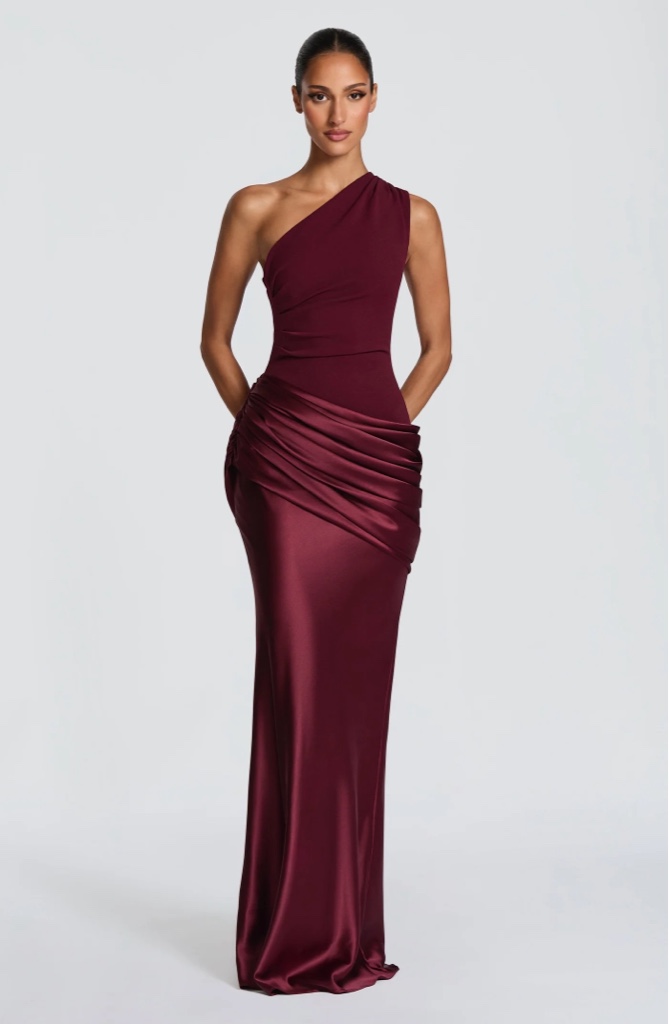 Maxi Dress Cherry Lacquer By Babyboo