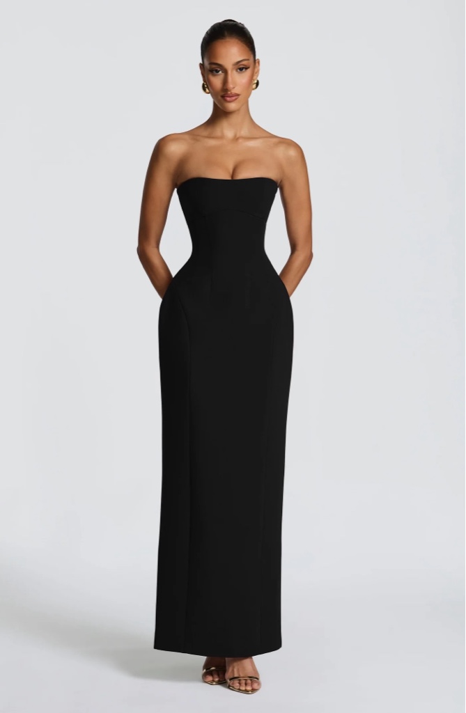 Maxi Dress Manon Black By Babyboo