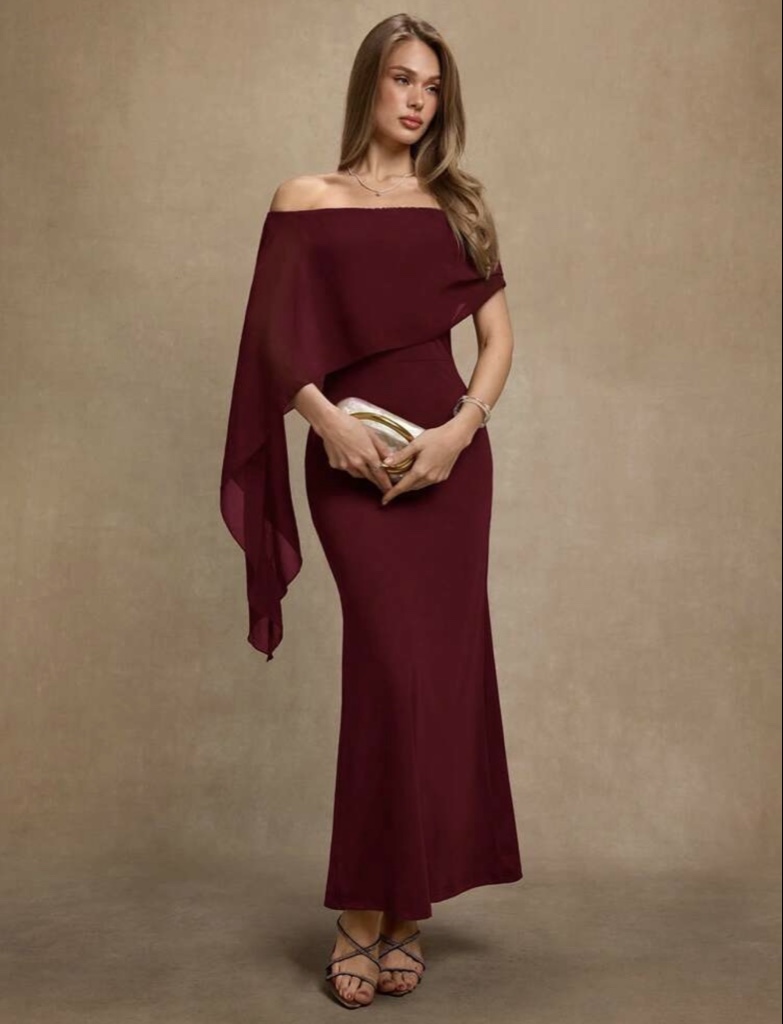 Maxi Dress Burgundy