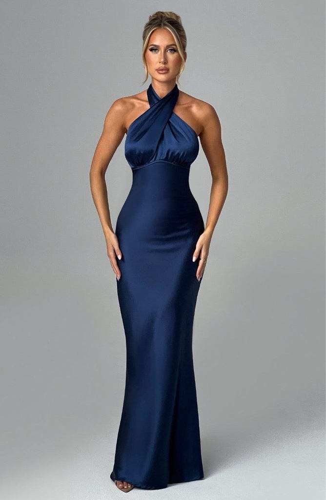 Maxi Dress Dimitra Navy By Babyboo