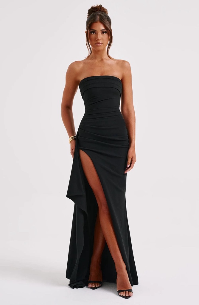 Maxi Dress Zafira Black By Babyboo
