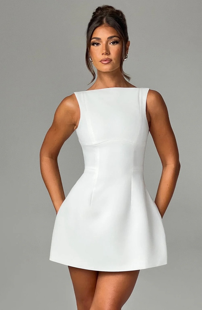 Mini Dress Ivory By Babyboo