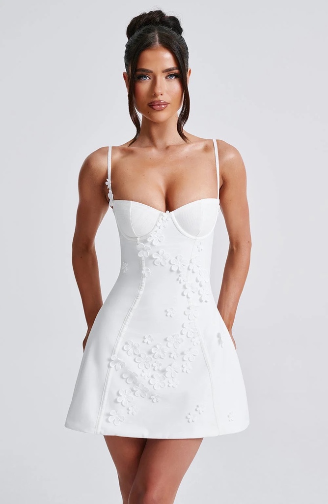 Mini Dress Dalary Ivory By Babyboo