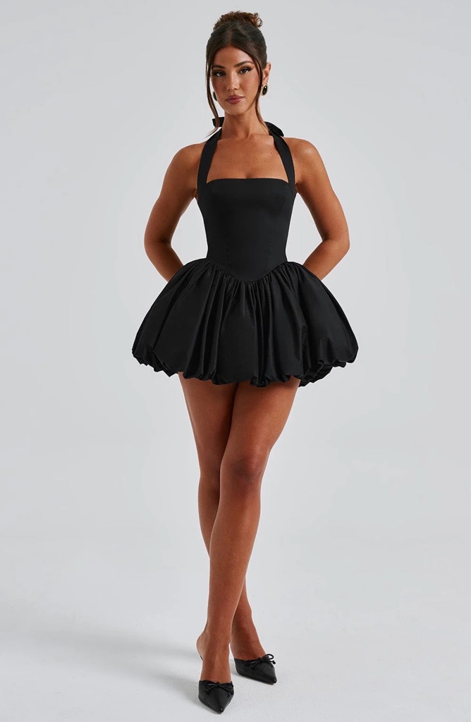 Mini Dress Black By Babyboo