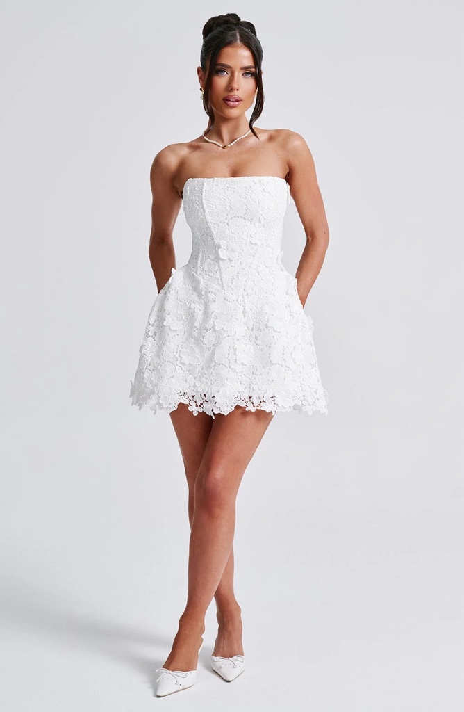 Mini Dress Leona Ivory By Babyboo