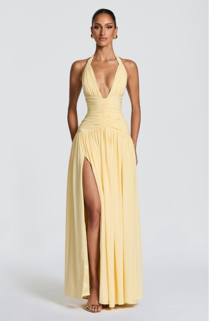 Maxi Dress Amaris Lemon By Babyboo