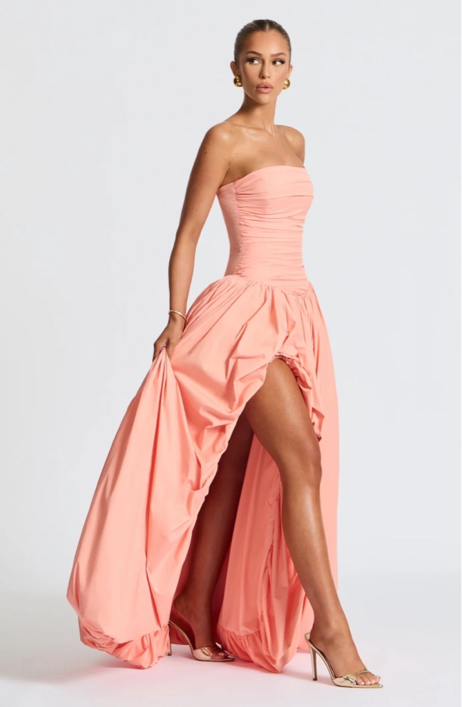 Maxi Dress Peach By Babyboo