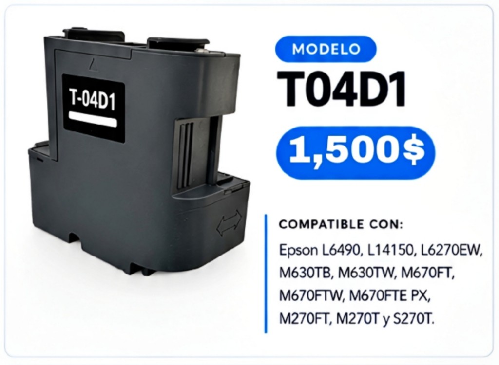 CARTUCHOS MANTENIMIENTO T04D1