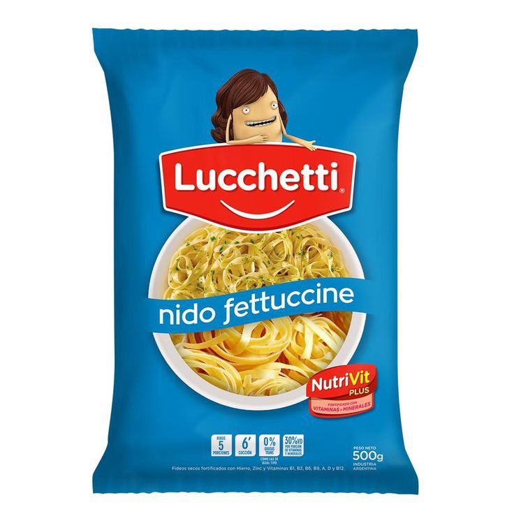 Fideo lucchett mostachol/tirabuzon