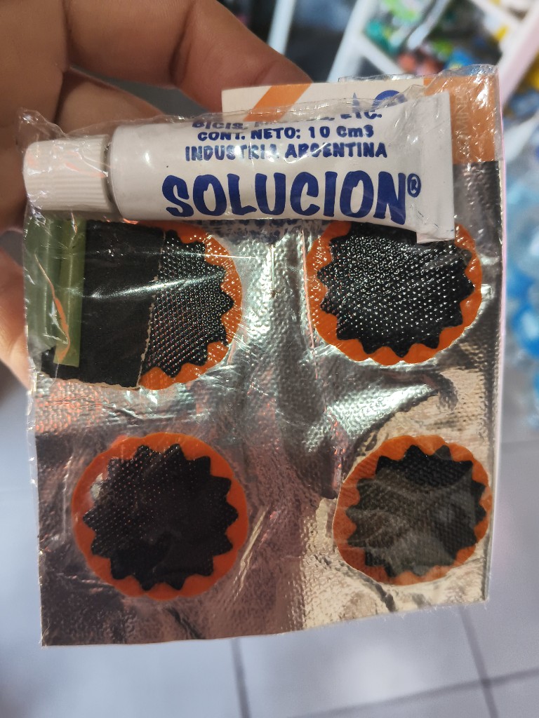 Kit de reparacion de bici
