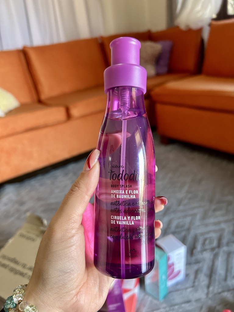 Body Splash Ciruela y Flor de Vainilla