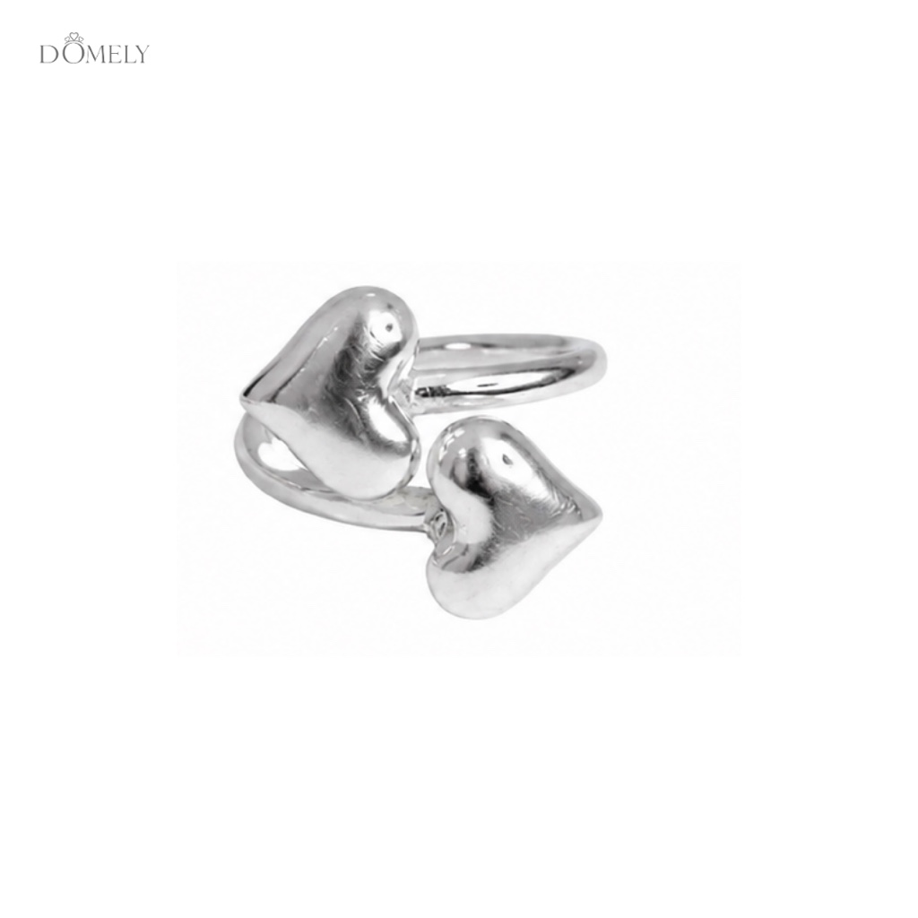 Z-Anillo Doble Corazón Bomba
